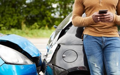 Accidente contra el coche de un pariente.